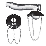 Утяжка для мошонки Parachute Ball Stretcher с клепками, M