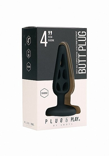 Анальная втулка HOLLOW№1 из силикона, диаметр 3,1 см