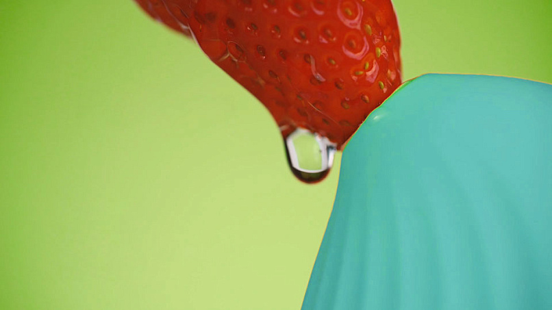 Вибростимулятор с функцией вакуумной стимуляции Cuddly Bird, бирюзовый