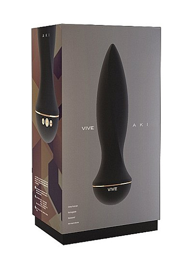 Небольшой женский вибратор Vive Aki Black