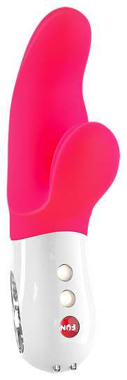 Мини-вибратор премиум класса Miss Bi, 17 см, розовый