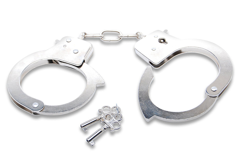 Оковы металические с ключами Official Handcuffs