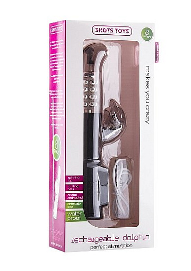 Многоскоростной вибратор DOLPHIN 323, черный