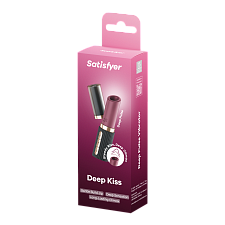 Вакуумный стимулятор Satisfyer Deep Kiss в виде помады, 30 режимов