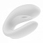 Вибромассажер для пар Satisfyer Double Joy с 2-я моторами, белый