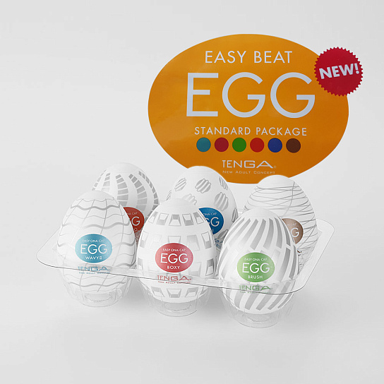 Набор яиц Tenga Egg ІІІ с шестью новыми рельефами