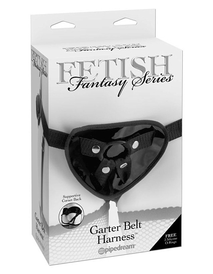 Ремни для страпона с пажами для чулок Harness