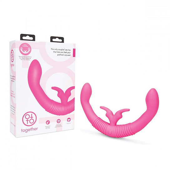 Двухголовый кролик-вибратор Together Toy
