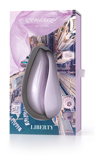 Бесконтактный вибростимулятор клитора Womanizer Liberty, фиолетовый