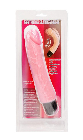 Вагинальный вибратор-реалистик с гибким хребтом, Baile, 25 см