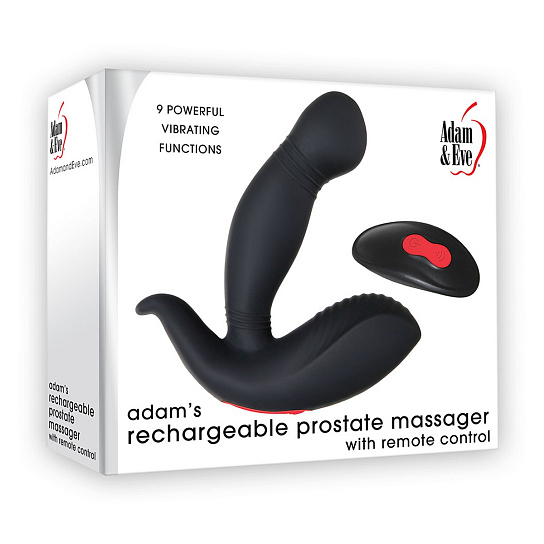 Вибромассажер простаты с пультом ДУ Evolved Adam & Eve Adams Rechargeable