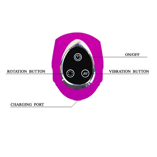 Вибромассажер с стимулятором клитора в виде бабочки Butterfly