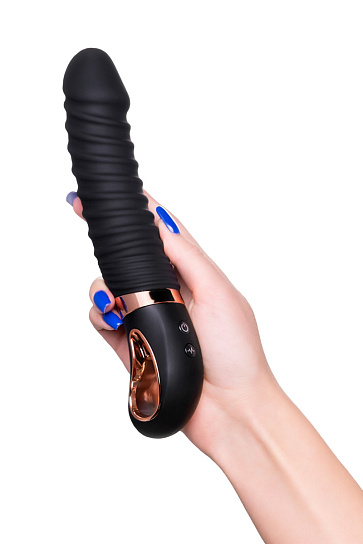 Мощный рельефный вибратор Waname D-Splash Hurricane, 22.5 см