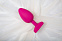 Нежная анальная пробка Gvibe Gplug Bioskin Fun Toys, цвет розовый