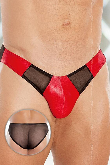 Трусы SoftLine из комбинированного материала, XL