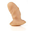 Мягкая анальная пробка ASS BEGINNER, телесная
