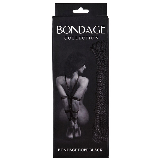 Веревка для бондажа Lola Toys Bondage Collection, черная