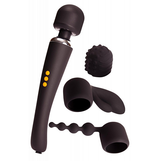 Pornhub Массажер с 3-я насадками Supercharged Wand Set