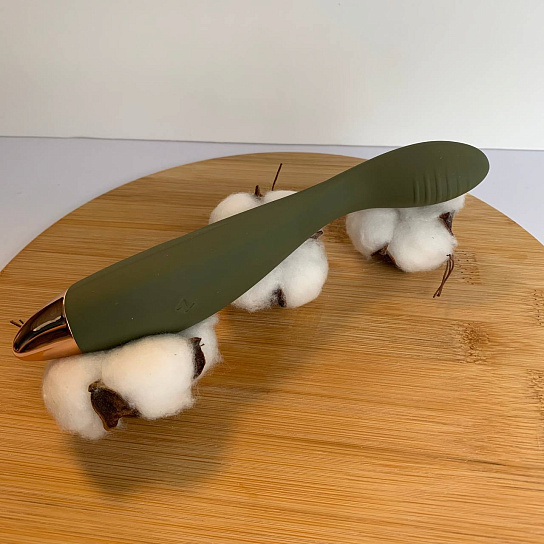 Вибратор для точки G с гибкой головкой Magic Vibe, зеленый