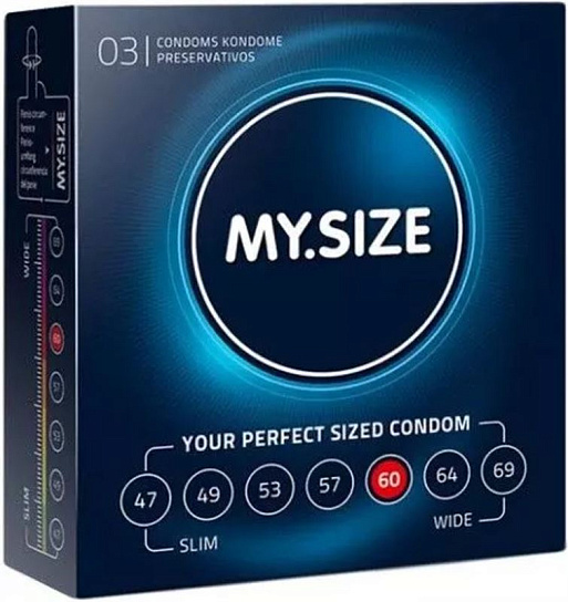 Классические презервативы для секса MY SIZE №60 60*193 мм