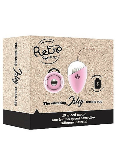 Небольшое виброяйцо Isley с дистанционным управлением, розовое
