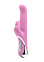 Вибратор с клиторальным отростком в виде зайчика RABBIT, розовый