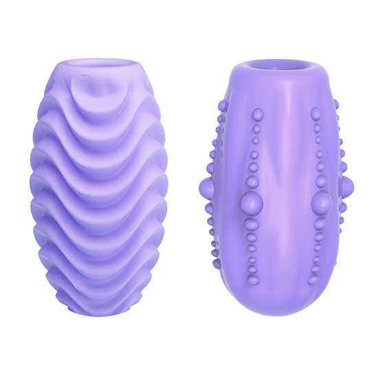 Двусторонний мини-мастурбатор яйцо Pretty Love Romantic, сиреневый