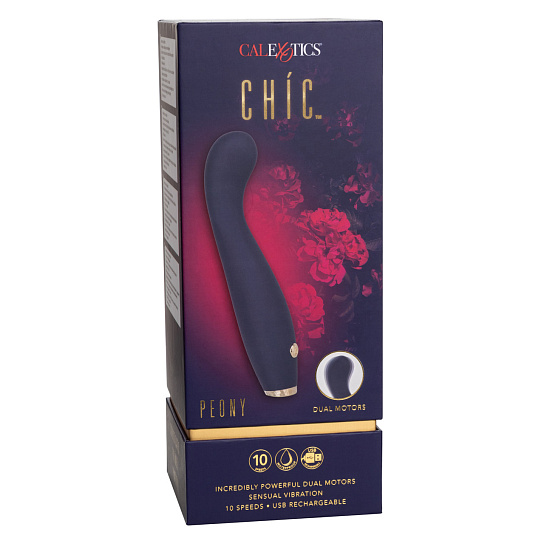Мощный вибромассажер CHIC PEONY, 20 см