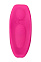 Клиторальный вибратор в трусики JOS FLIRTY из силикона, розовый 9,3 см