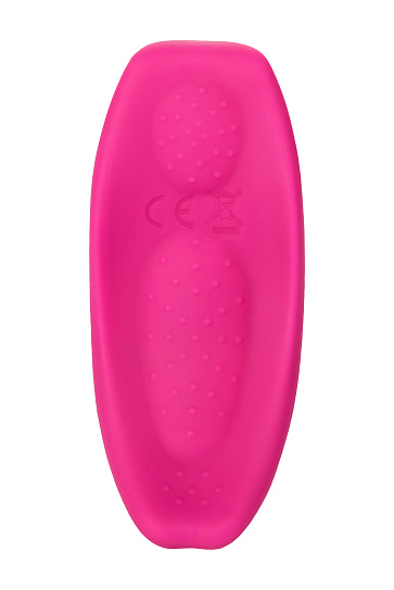 Клиторальный вибратор в трусики JOS FLIRTY из силикона, розовый 9,3 см