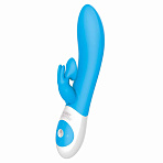 Вибратор многофункциональный Kiss, голубой