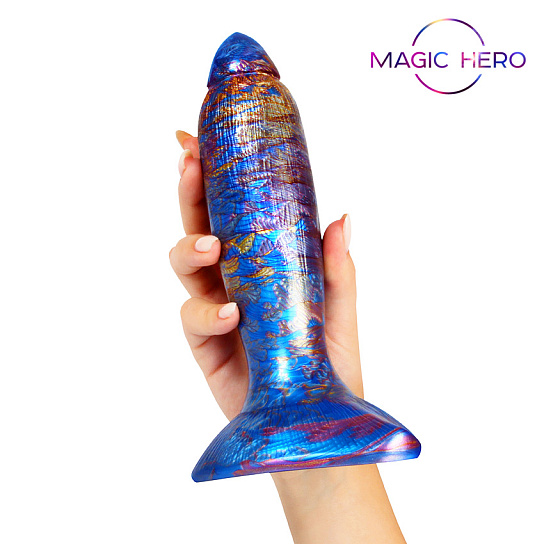 Фаллоимитатор с космическим дизайном Magic Hero, 21 см