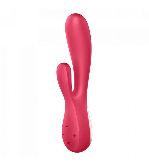 Вибромассажер Satisfyer Mono Flex с управлением через приложение, красный