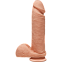 Фаллоимитатор на литой присоске 18.2 см, телесный