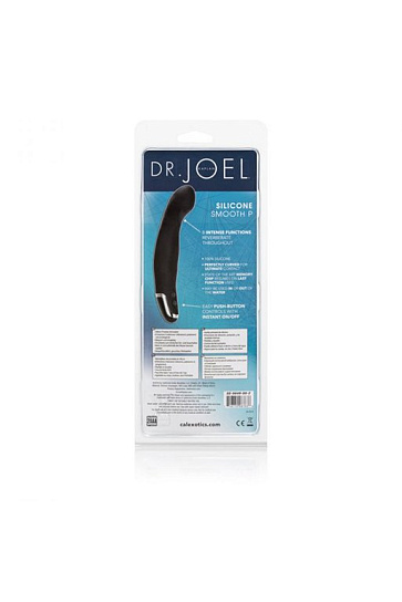Изогнутый стимулятор с вибрацией Silicone Smooth P Dr Joel Kaplan