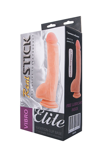 Многоскоростной реалистичный вибратор RealStick Elite, 24 см