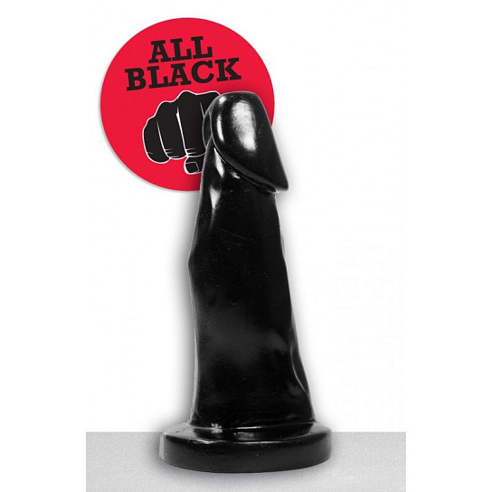 Огромный искусственный член для фистинга ALL BLACK, 39 см