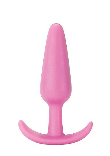 Анальный стимулятор с удобным держателем, розовый