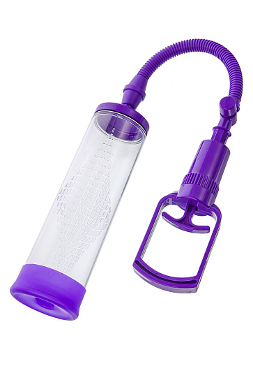 Вакуумная помпа для члена СЕКСУС МЕН, 22 см, фиолетовая