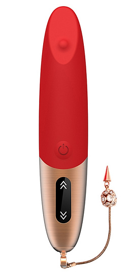 Мини вибромассажер Viotec DYSIS, красный