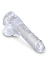 Прозрачный фаллоимитатор с мошонкой King Cock Clear 6 Cock 12,7 см Прозрачный фаллоимитатор с мошонкой King Cock Clear 6 Cock 12,7 см
