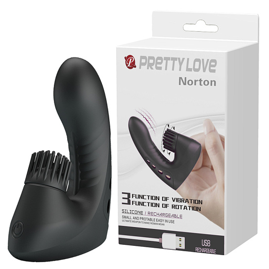Вибронасадка на палец PrettyLove Norton