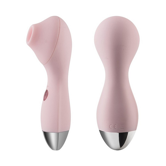 Вакуумно-волновой стимулятор KisToy Polly, розовый