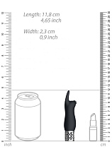 Вибропуля перезаряжаемая Shots Media Elegance, черная