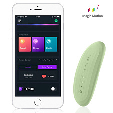Вибратор плоский Magic Motion Nyx, зеленый