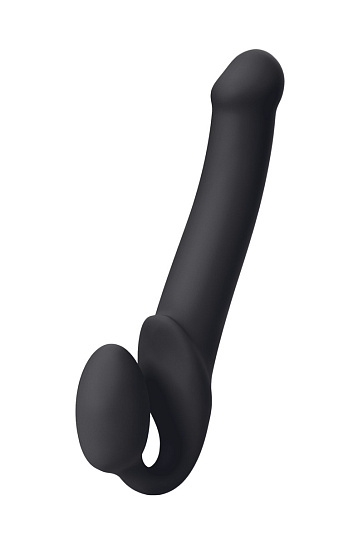 Безремневой страпон Strap-on-me, 25 см, черный
