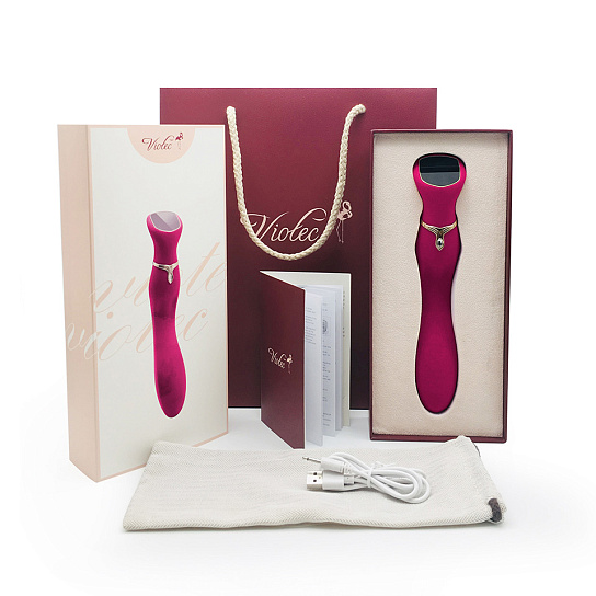 Красивый вибростимулятор Viotec MIRACLE CHANCE, розовый