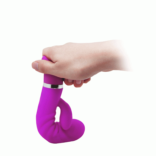 Вибромассажер с клиторальным отростком Tracy