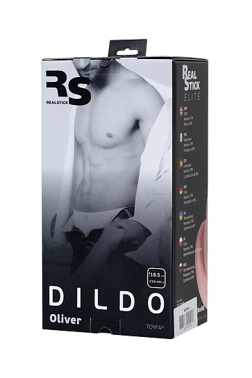 Фаллоимитатор-реалистик на присоске Toyfa RealStick Elite Dildo, 18,5
