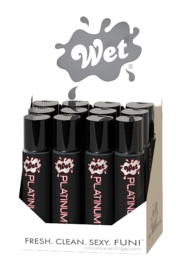 Сет из лубрикантов Wet Platinum, 12x30 мл